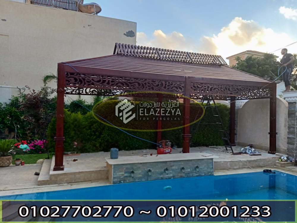 ديكورات لحديقة المنزل بأفكار مودرن 2021 العزيزية للبرجولات