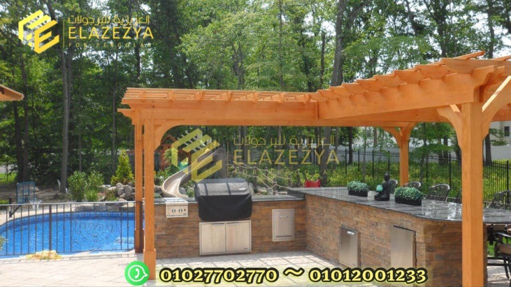 برجولات مودرن لمطبخ الحديقة بتصميمات عصريه بالساحل الشمالي 1 برجولات مودرن لمطبخ الحديقة بتصميمات عصريه بالساحل الشمالي