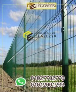 تركيب اسوار شبك للملاعب والبيوت والشركات في مصر 18 2019 Wire Fence PVC Coated Wire Mesh Fence Metal Fence
