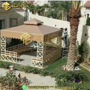 برجولات قماش pvc عالي الكثافة وبضمان سنوات عديدة في مصر