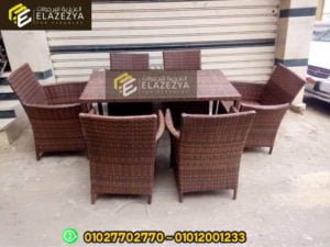 للبيع اطقم كراسي راتان للحدائق والمنتزهات في مصر بأسعار رخيصة 6 رتان