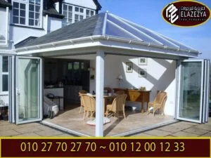 احدث تقفيلات غرف زجاجية للحدائق 2020 | 2021 48 غرف زجاجية شركة العزيزية للبرجولات 9