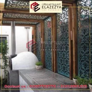 بالصور انواع البرجولات الخشبيه في القاهرة والاسكندرية 