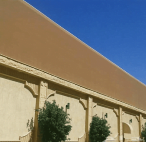 اسوار قماش شركة العزيزيه للبرجولات 1