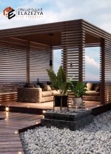 بالصور احدث شكل برجولات خشب جديده مناسبه لعام 2021 