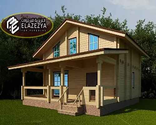 شركة تنفيذ بيوت خشبية | بناء بيت خشبي مميز