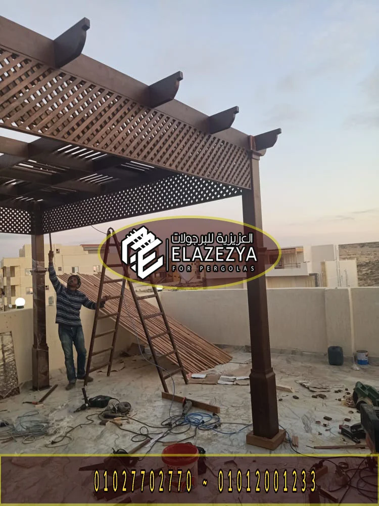 عمل برجولة خشب |برجولا خشب جديدة 25 برجولات 5