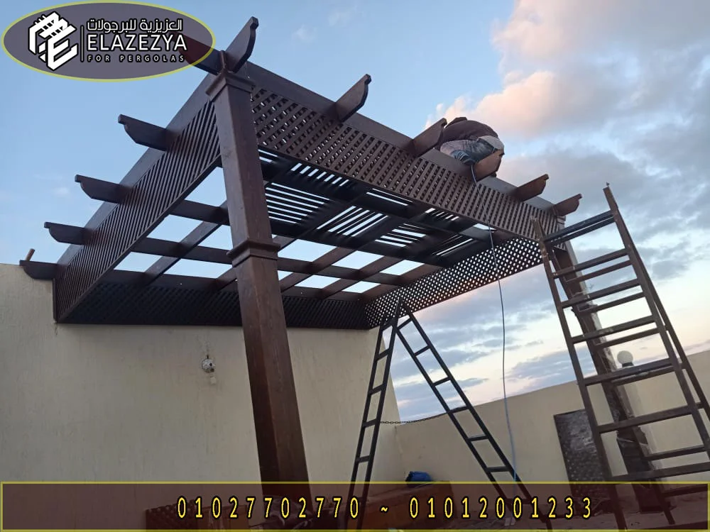 عمل برجولة خشب |برجولا خشب جديدة 20 غ