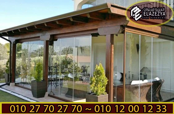 برجولات خشب 11