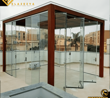 تقفيلات جدران زجاجي