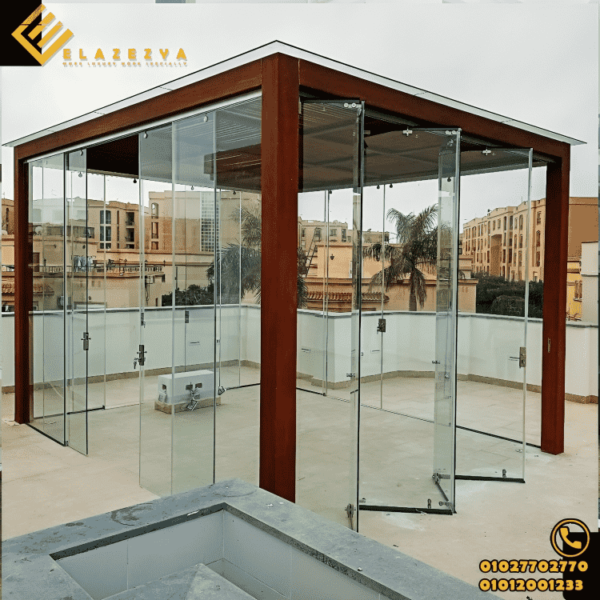 تقفيلات جدران زجاجي