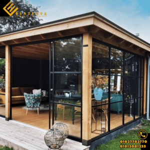 العزيزية: شريكك المثالي في تصميمات غرف زجاجية مخصصة للحدائق 11 تصميمات غرف زجاجية مخصصة للحدائق