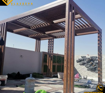 أفكار ديكور خارجي 2025 | برجولات، غرف خارجية، وأسوار بأعلى جودة 5 أفكار ديكور خارجي 2025