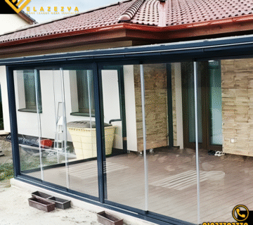 تصميم وتنفيذ الغرف الزجاجية للحدائق