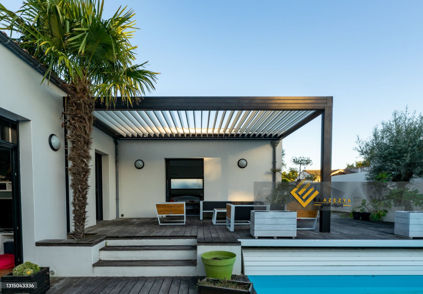 تندات المونيوم متحركة يدويًا وريموت كنترول