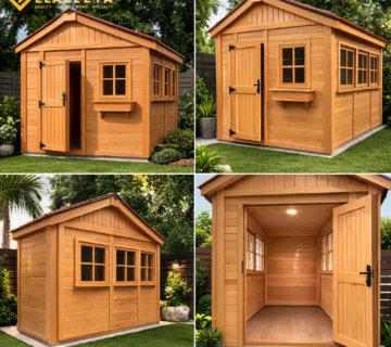 غرف خشبية فخمة بأسعار مناسبة