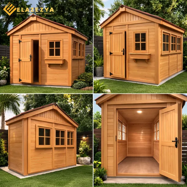 غرف خشبية فخمة بأسعار مناسبة