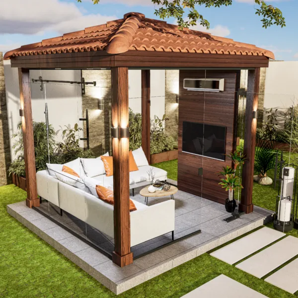 غرفة زجاج سيكوريت 10 مللي